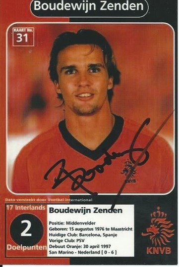 ZENDEN BOUDEWIJN 